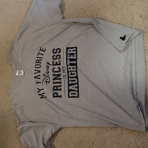 EUC Used 3XLT XXXLT Disney Princess Daughter Grey Custom T-Shirt - Picture 1 of 2